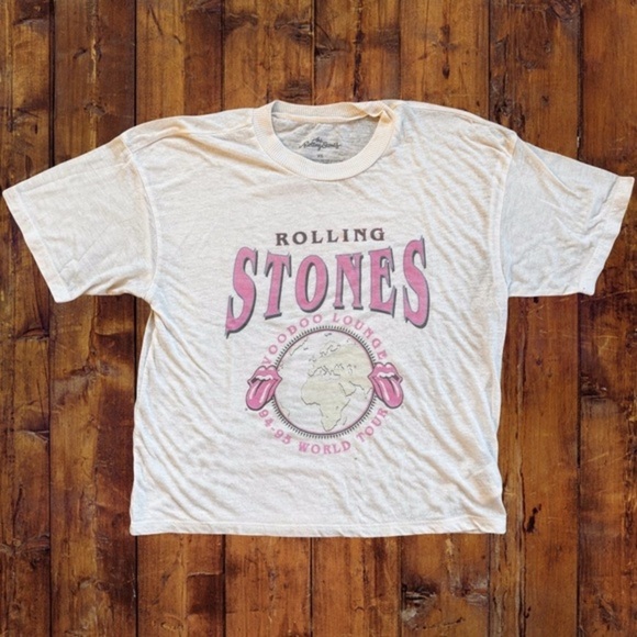 Rolling Stones Crop Tee XS - Picture 1 of 2